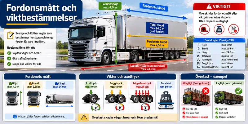 Övriga regler för lastsäkring