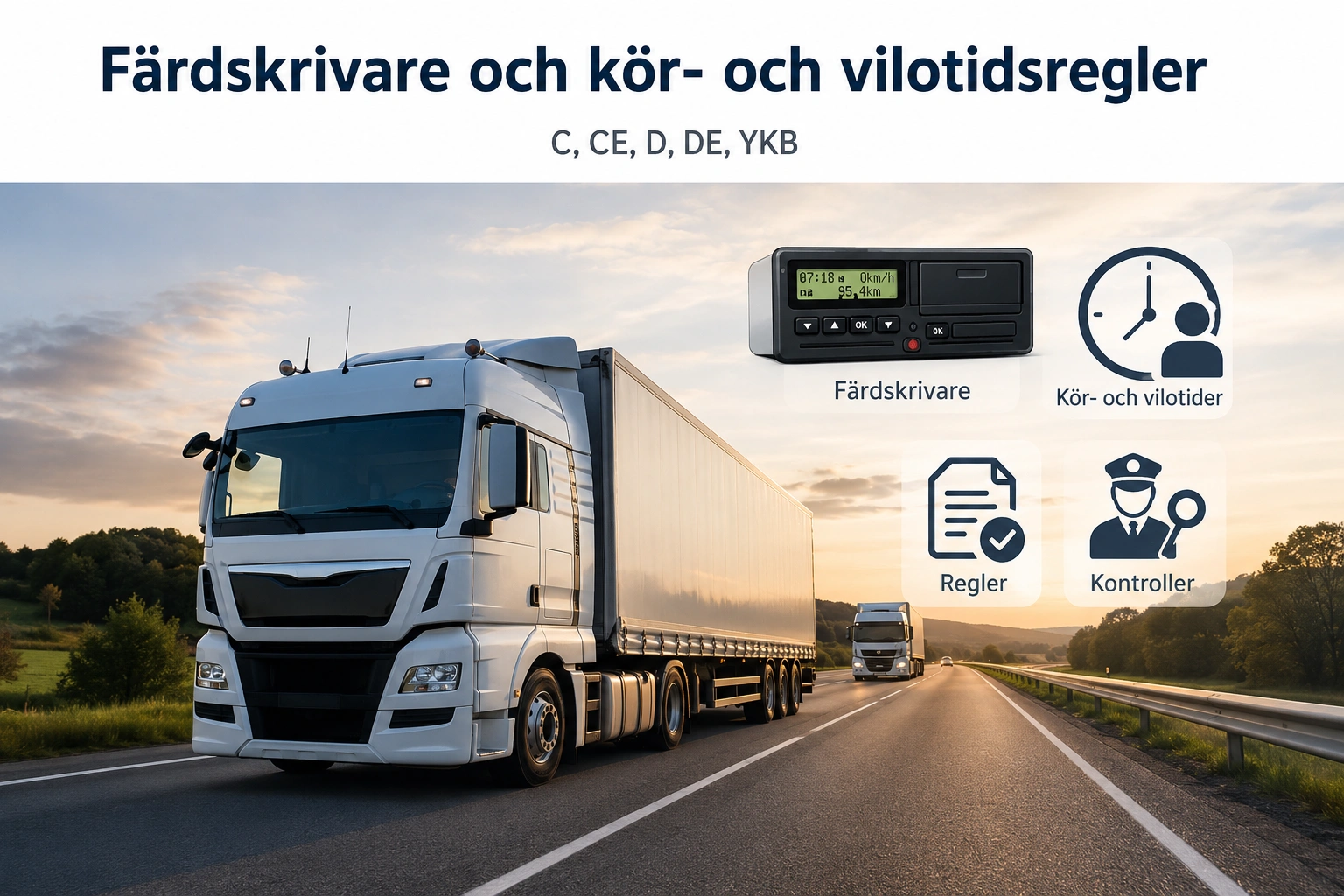Färdskrivare och kör- och vilotidsregler
