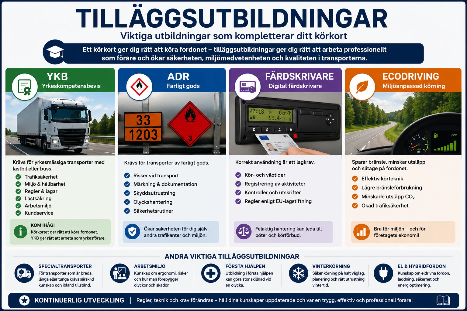 Tilläggsutbildningar