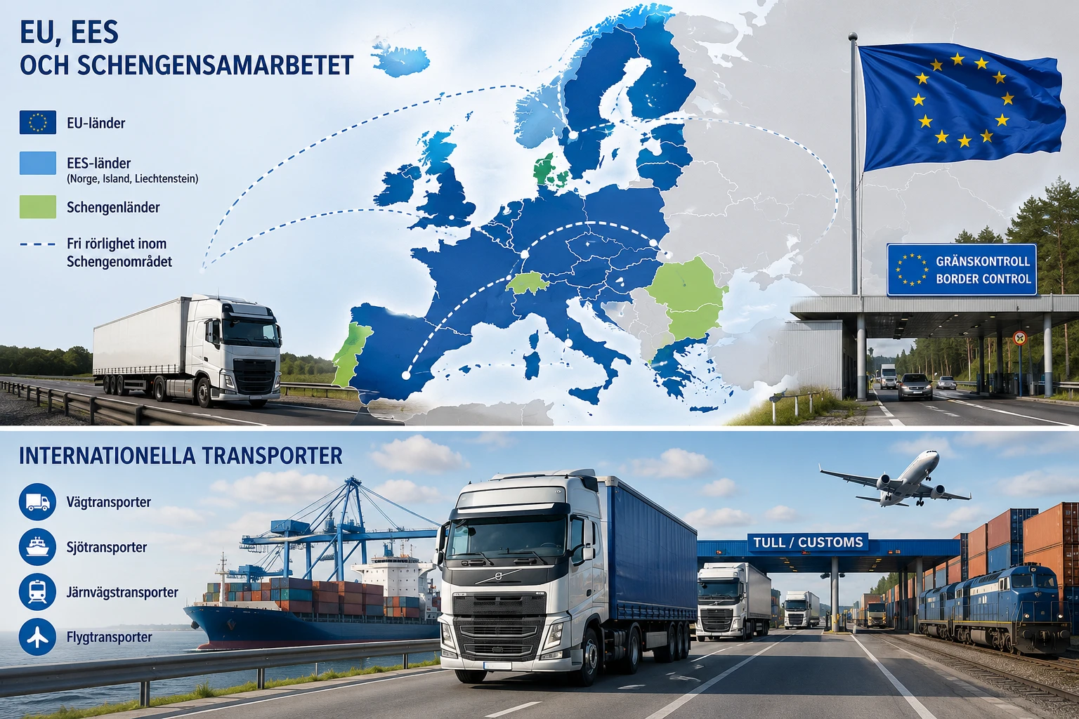 Internationell trafik inom Europa