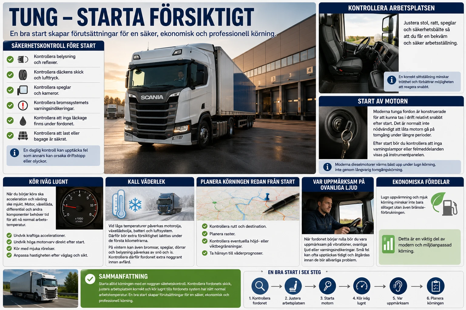 Starta försiktigt